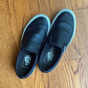 Vans perf leather slip-ons